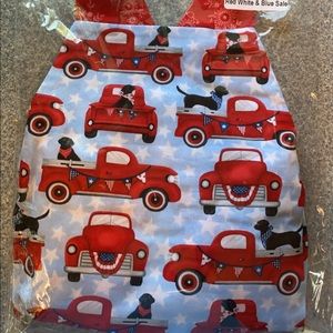 RED WHITE AND BLUE BUBBLES